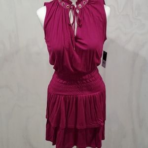 NWT Juicy Couture Knit Crepe Jersey Flirty Dress XS